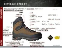 LOWA CEVEDALE PRO GTX / MARRON : GORETEX Vibram (ideal Chasse, Randonnée, Outdoor....) 8 LOWA CEVEDALE PRO GTX / MARRON : GORETEX Vibram (ideal Chasse, Randonnée, Outdoor....) -Chaussures Lowa 00015 LOWA CEVEDALE PRO GTX FEMME taille 39 MARRON GORETEX Vibram ideal chasse randonnee outdoor.