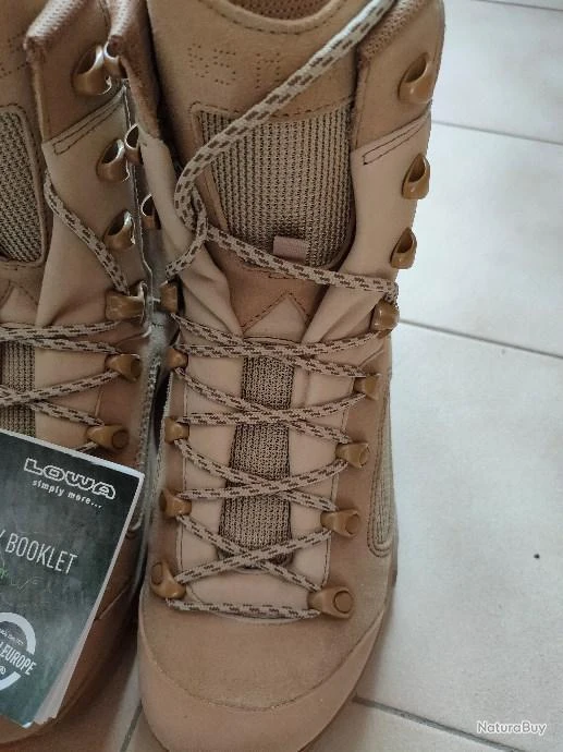 CHAUSSURES LOWA ELITE Taille 36.5 / LOWA ELITE DESERT / NEUVES / LOWA Task Force 9 CHAUSSURES LOWA ELITE Taille 36.5 / LOWA ELITE DESERT / NEUVES / LOWA Task Force – Image 9