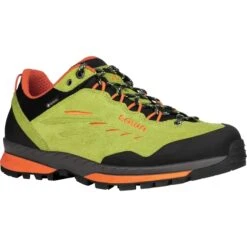 LOWA Chaussures De Trekking Homme - Delago GTX Lo - Lime/flame -Chaussures Lowa 210097 7253 delago gtx lo herren trekkingschuhe limone flame 3 1423073
