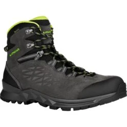 LOWA Chaussures De Trekking Homme - Explorer II GTX Mid - Atlantic/kiwi -Chaussures Lowa 210760 9702 explorer ii gtx mid herren trekkingschuhe anthracite lime 3 1423558