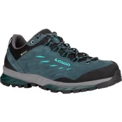 LOWA Chaussures De Trekking Femme - Delago GTX Lo - Petrol/aquamarine -Chaussures Lowa 220093 7472 delago gtx lo damen trekkingschuhe petrol aquamarin 3 1423259