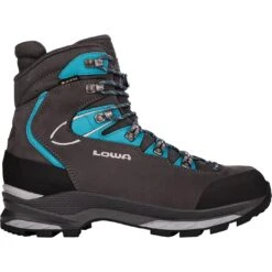 LOWA Chaussures De Trekking Femme - Mauria Evo GTX - Anthracite/turquoise