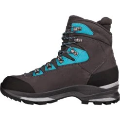 LOWA Chaussures De Trekking Femme - Mauria Evo GTX Wide - Anthracite/turquoise -Chaussures Lowa 220721 9768 mauria evo gtx ws wide damen trekkingschuhe anthrazit tuerkis 4 1258152