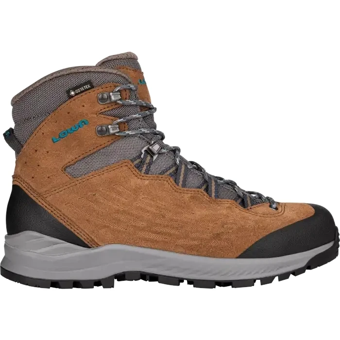 LOWA Chaussures De Trekking Femme - Explorer II GTX Mid - Almond/blue 1 LOWA Chaussures De Trekking Femme - Explorer II GTX Mid - Almond/blue