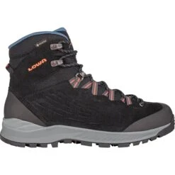 LOWA Chaussures De Trekking Femme - Explorer II GTX Mid - Black/mandarin