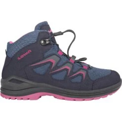 LOWA Chaussures Enfants - Innox Evo GTX QC Junior - Navy/berry (Pointure 36-38)