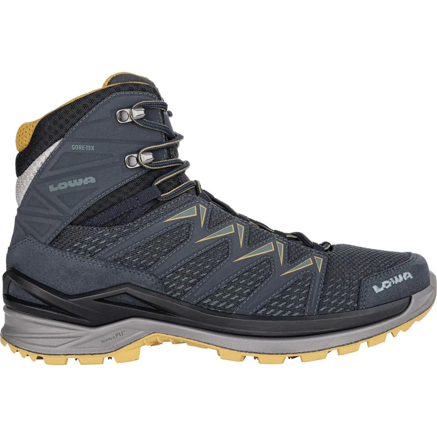 LOWA Chaussures - Innox Pro GTX Mid - Steel Blue/mustard 1 LOWA Chaussures - Innox Pro GTX Mid - Steel Blue/mustard