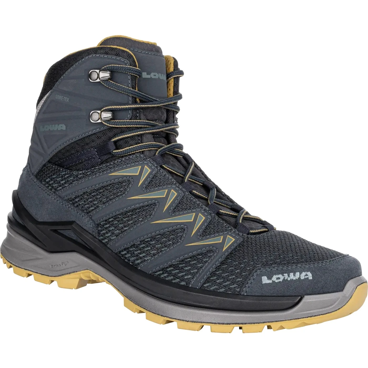 LOWA Chaussures - Innox Pro GTX Mid - Steel Blue/mustard 6 LOWA Chaussures - Innox Pro GTX Mid - Steel Blue/mustard – Image 6