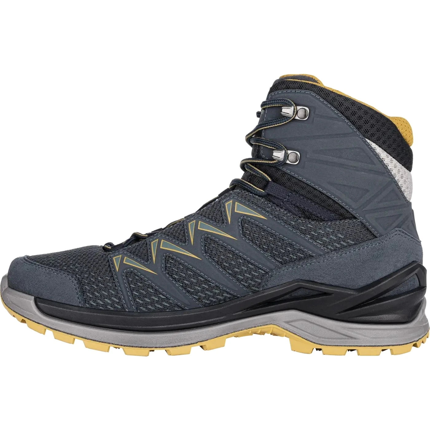 LOWA Chaussures - Innox Pro GTX Mid - Steel Blue/mustard 3 LOWA Chaussures - Innox Pro GTX Mid - Steel Blue/mustard – Image 3