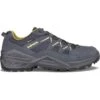 LOWA Chaussures Homme - Sirkos Evo GTX Lo - Steel Blue/mustard