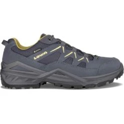 LOWA Chaussures Homme - Sirkos Evo GTX Lo - Steel Blue/mustard
