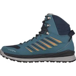 LOWA Chaussures Homme - Axos GTX Mid - Steel Blue/orange -Chaussures Lowa 310844 7920 axos gtx mid schuhe stahlblau orange 4 1255464