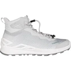 LOWA Chaussures De Randonnée Femme - Merger GTX Mid - Offwhite/lightgrey