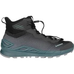 LOWA Chaussures De Randonnée Femme - Merger GTX Mid - Petrol/iceblue