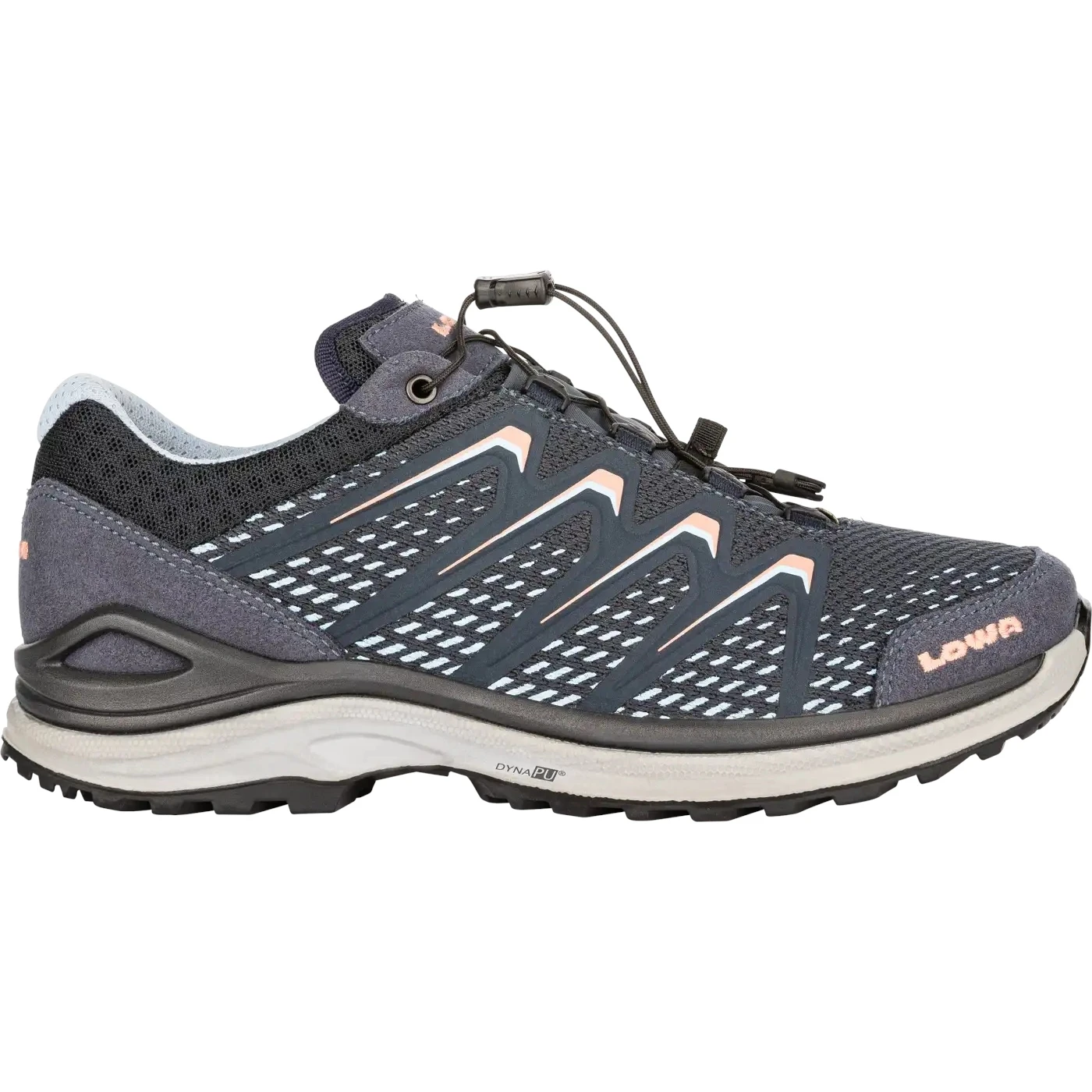 LOWA Chaussures Femme - Maddox GTX Lo - Steel Blue/salmon 1 LOWA Chaussures Femme - Maddox GTX Lo - Steel Blue/salmon