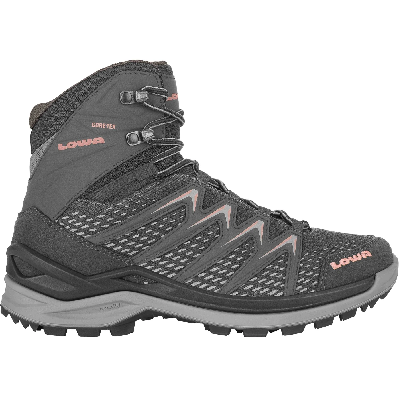 LOWA Chaussures Femme - Innox Pro GTX Mid - Anthracite/rosé 1 LOWA Chaussures Femme - Innox Pro GTX Mid - Anthracite/rosé