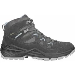 LOWA Chaussures Femme - Sirkos Evo GTX Mid - Anthracite/ice Blue