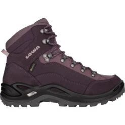 LOWA Chaussures Randonnée Femme - Renegade GTX Mid - Prune/mauve