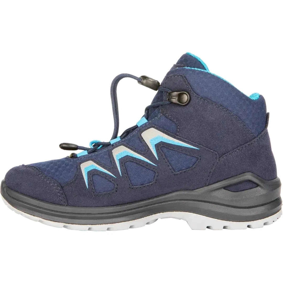 LOWA Chaussures Enfants - Innox Evo GTX QC Junior - Navy/turquoise (Pointure 36-39) 4 LOWA Chaussures Enfants - Innox Evo GTX QC Junior - Navy/turquoise (Pointure 36-39) – Image 4