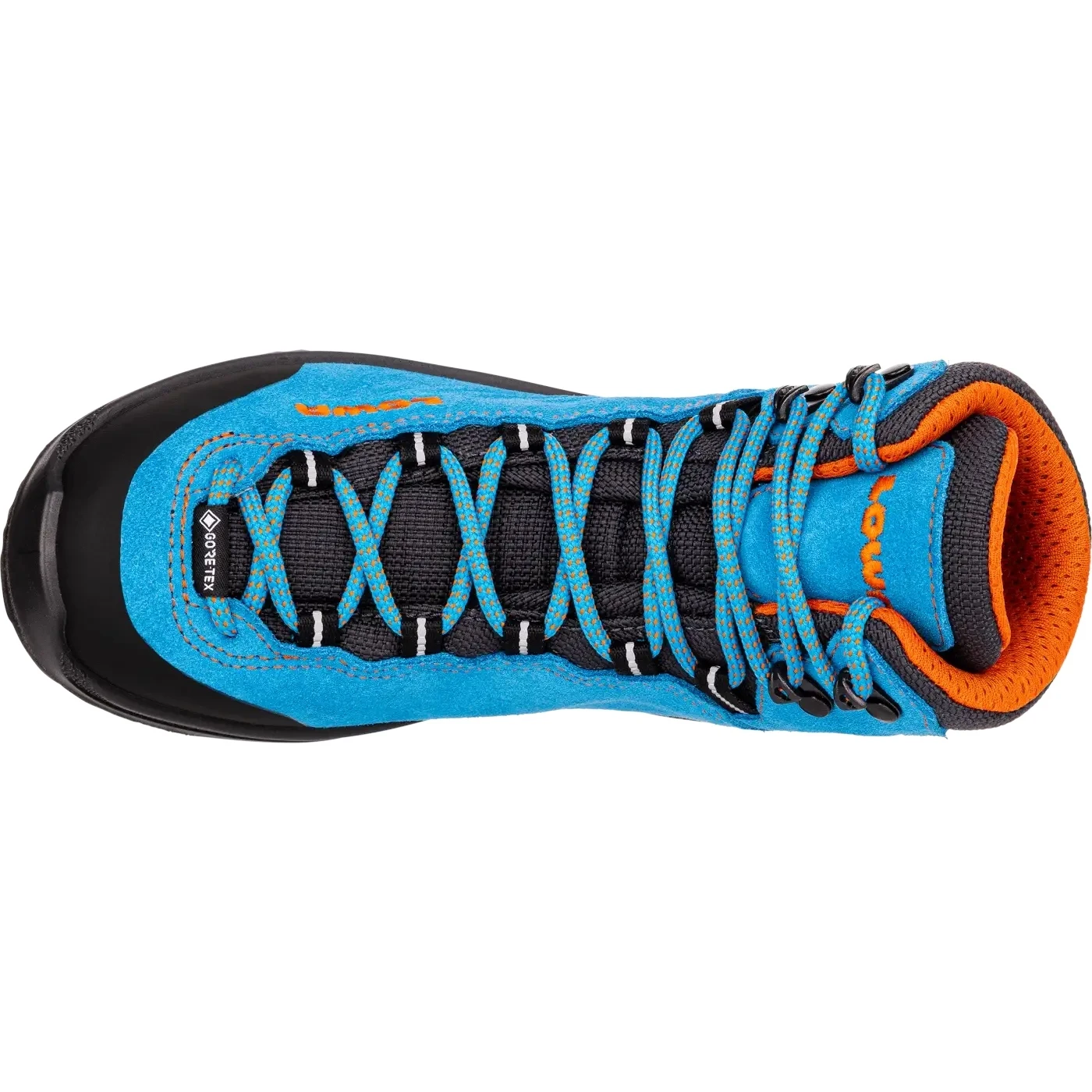 LOWA Chaussures Enfants - Cadin GTX Mid Junior - Turquoise/flame (Pointure 36-40) 6 LOWA Chaussures Enfants - Cadin GTX Mid Junior - Turquoise/flame (Pointure 36-40) – Image 6