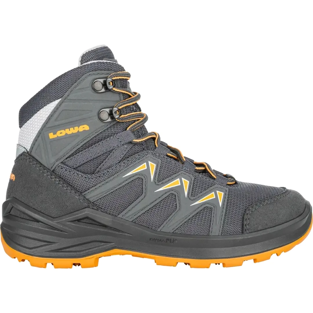 LOWA Chaussures Enfants - Innox Pro GTX Mid Junior - Graphit/mango (Taille 28-35) 1 LOWA Chaussures Enfants - Innox Pro GTX Mid Junior - Graphit/mango (Taille 28-35)
