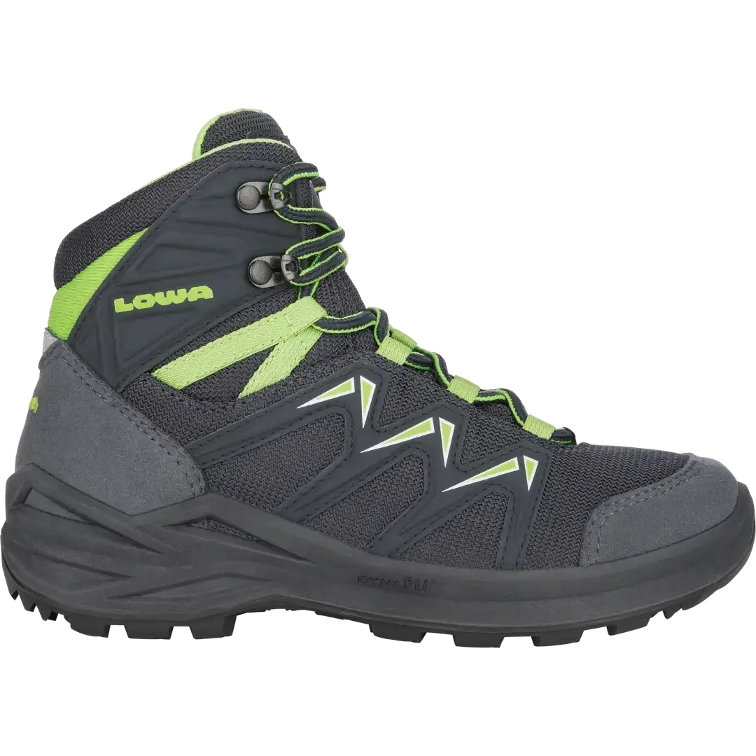 LOWA Chaussures Enfants - Innox Pro GTX Mid Junior - Steel Blue/lime (Taille 36-40) 1 LOWA Chaussures Enfants - Innox Pro GTX Mid Junior - Steel Blue/lime (Taille 36-40)