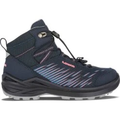LOWA Chaussures Enfants - Zirrox GTX Mid Junior - Navy/rosé (Taille 36-39)