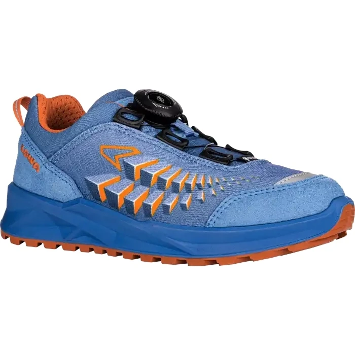 LOWA Chaussures Enfant - Ferrox GTX Lo Junior - Bleu/orange (Pointure 36-39) 3 LOWA Chaussures Enfant - Ferrox GTX Lo Junior - Bleu/orange (Pointure 36-39) – Image 3