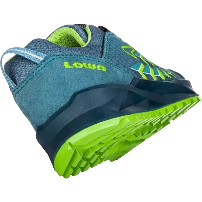 LOWA Chaussures Enfant - Ferrox GTX Lo Junior - Petrol/lime (Pointure 36-39) 5 LOWA Chaussures Enfant - Ferrox GTX Lo Junior - Petrol/lime (Pointure 36-39) – Image 5