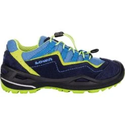 LOWA Robin Evo GTX Lo Chaussures Enfants - Navy/lime (Taille 27-35)