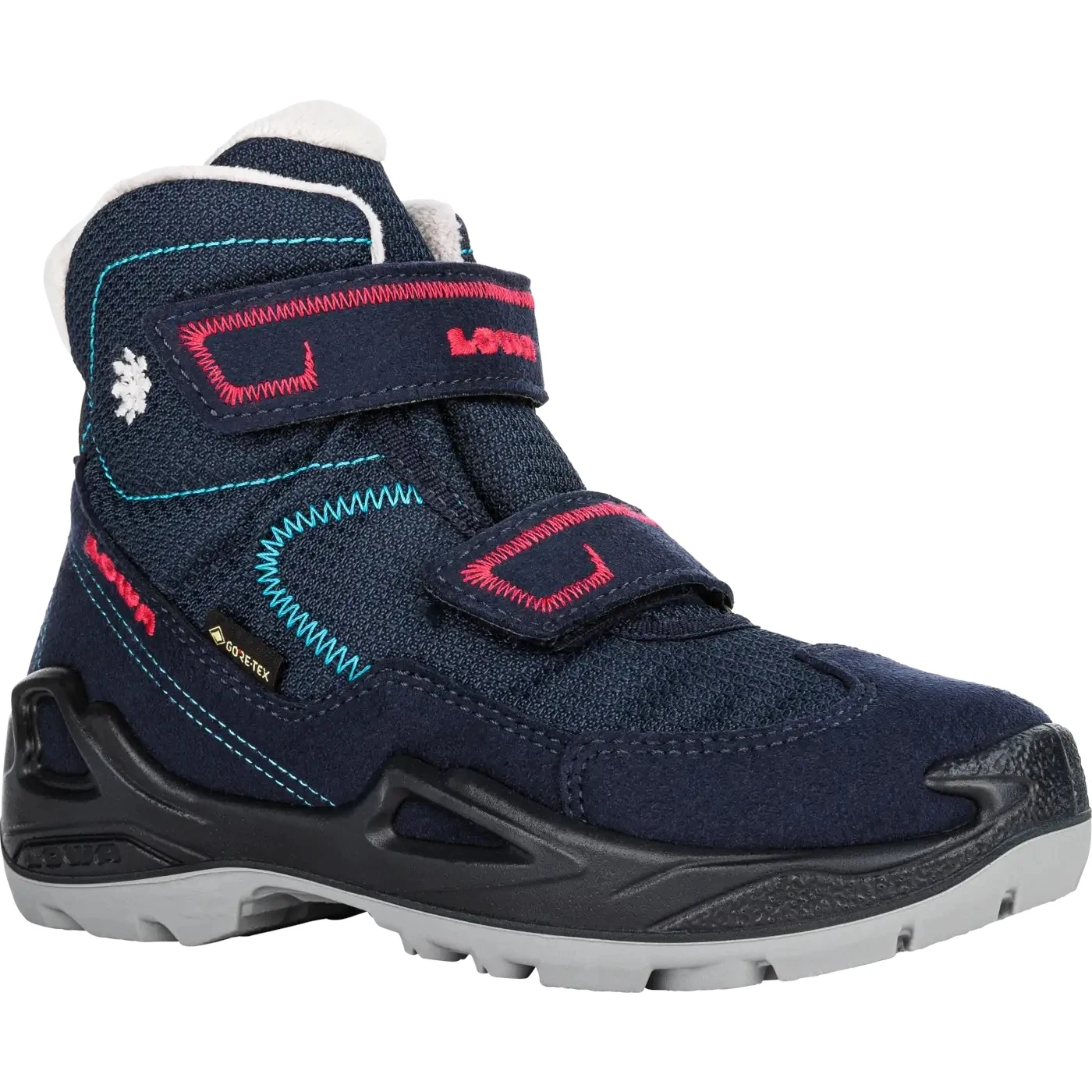 LOWA Chaussures Enfant - Milo GTX Mid - Navy/magenta (Size 27-35) 6 LOWA Chaussures Enfant - Milo GTX Mid - Navy/magenta (Size 27-35) – Image 6