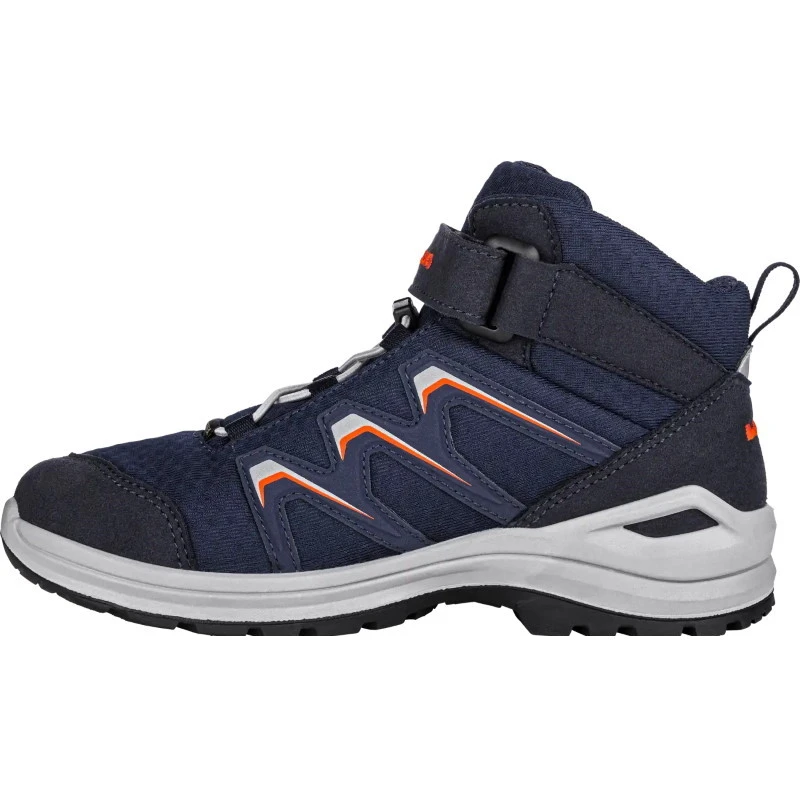LOWA Chaussures Enfants - Maddox GTX Mid Junior - Navy/flame (Pointure 36-38) 3 LOWA Chaussures Enfants - Maddox GTX Mid Junior - Navy/flame (Pointure 36-38) – Image 3
