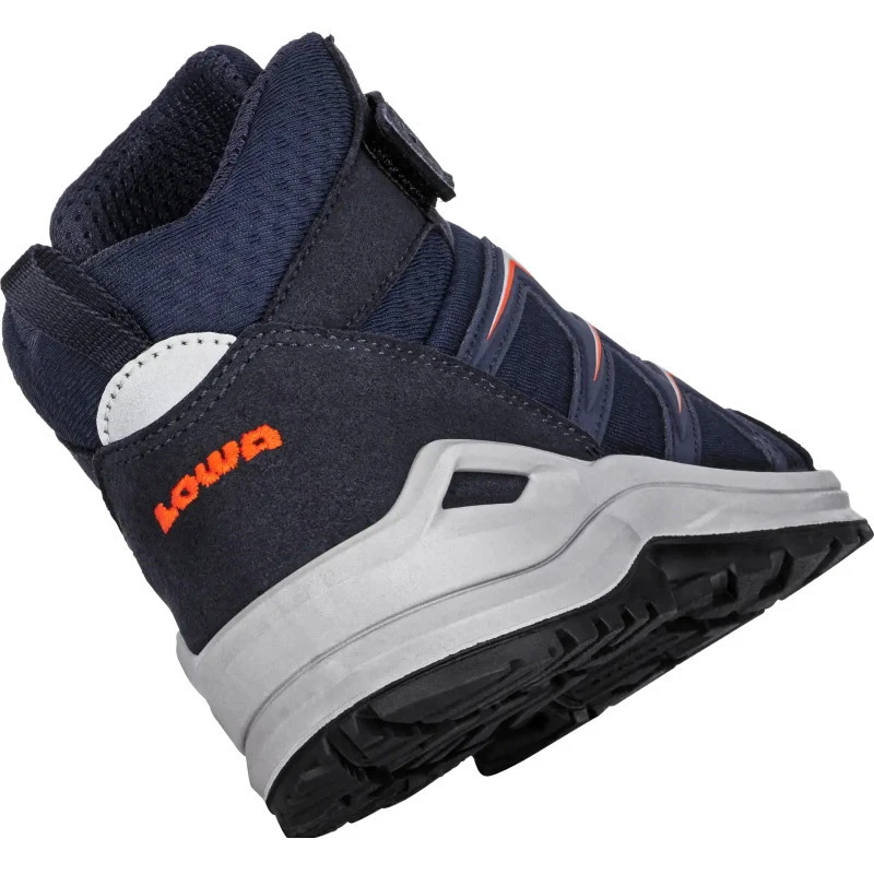 LOWA Chaussures Enfants - Maddox GTX Mid Junior - Navy/flame (Pointure 36-38) 5 LOWA Chaussures Enfants - Maddox GTX Mid Junior - Navy/flame (Pointure 36-38) – Image 5