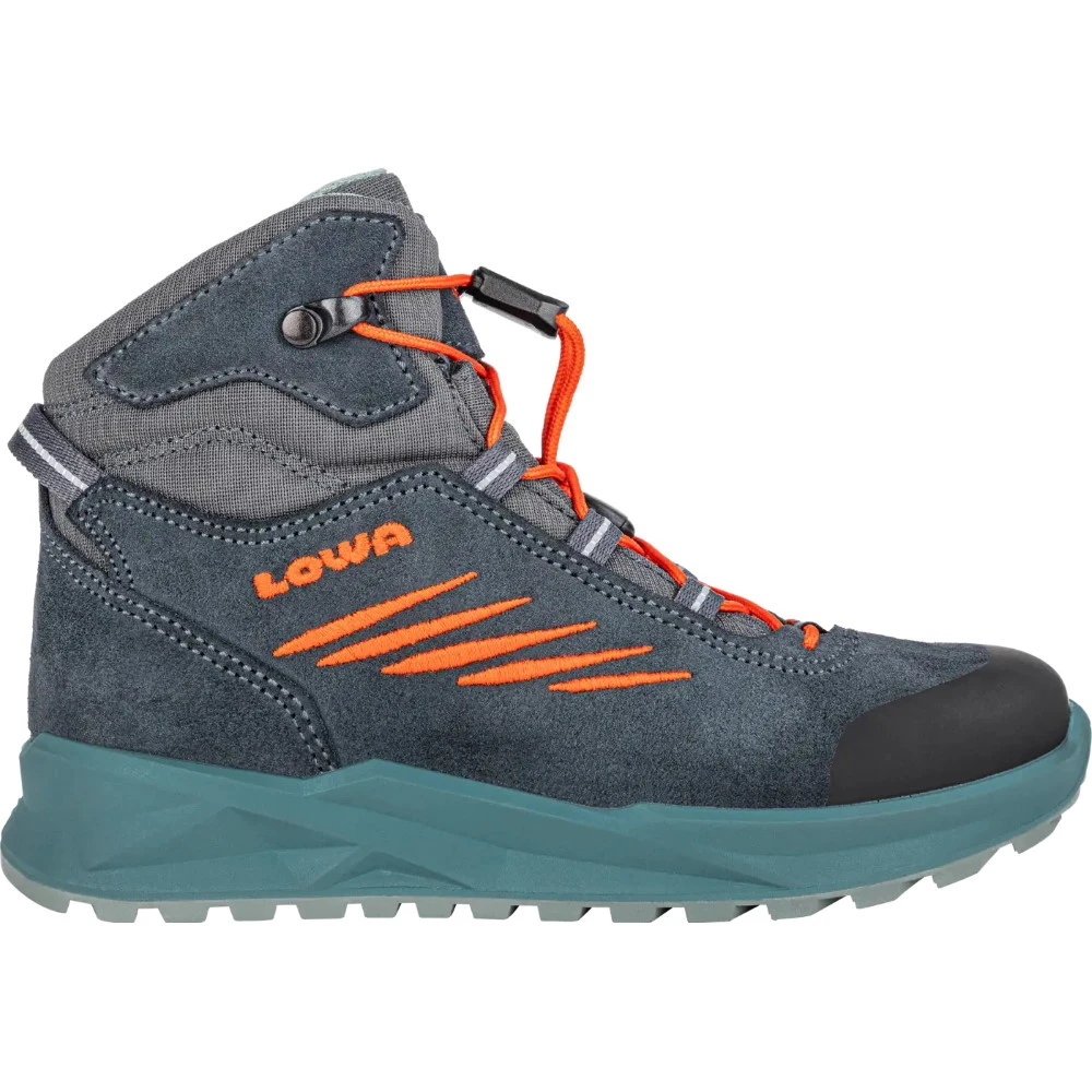 LOWA Chaussures D'hiver Enfant - Callisto GTX Mid Junior Kids Winter Boots - Steel Blue/flame (Pointure 36-40) 4 LOWA Chaussures D'hiver Enfant - Callisto GTX Mid Junior Kids Winter Boots - Steel Blue/flame (Pointure 36-40) – Image 4
