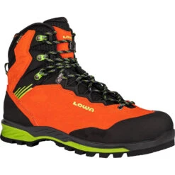 LOWA Chaussures De Randonnée Homme - Cadin II GTX Mid - Flame/lime -Chaussures Lowa lowa cadin ii gtx mid flame 02 1533686
