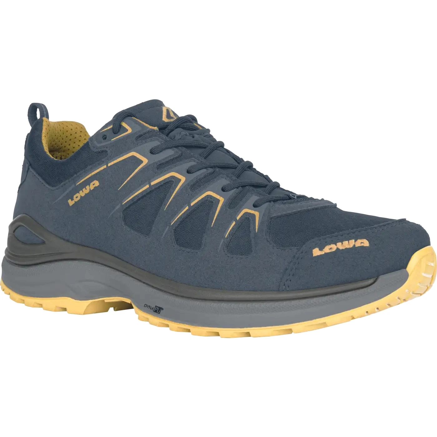LOWA Chaussures - Innox Evo GTX Lo - Steel Blue/mustard 2 LOWA Chaussures - Innox Evo GTX Lo - Steel Blue/mustard – Image 2