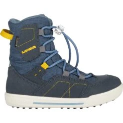 LOWA Raik GTX Kids Winter Boots (Size 25-35) - Dark Blue/denim