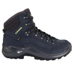 LOWA Chaussures De Randonnée Homme - Renegade GTX Mid - Dark Blue/lime