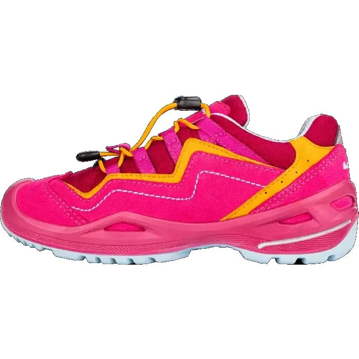 LOWA Robin Evo GTX Lo Chaussures Enfants - Fuchsia/mango (Taille 27-35) 2 LOWA Robin Evo GTX Lo Chaussures Enfants - Fuchsia/mango (Taille 27-35) – Image 2