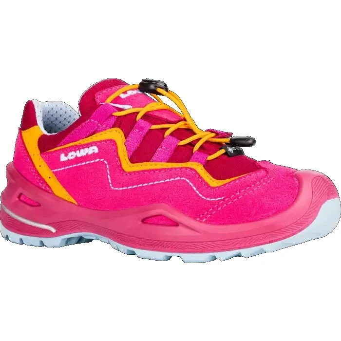 LOWA Robin Evo GTX Lo Chaussures Enfants - Fuchsia/mango (Taille 27-35) 3 LOWA Robin Evo GTX Lo Chaussures Enfants - Fuchsia/mango (Taille 27-35) – Image 3